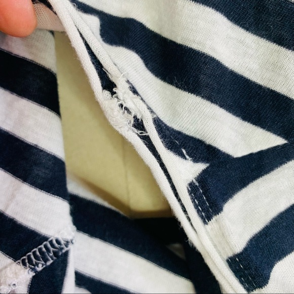 Rag & Bone Linen Blend Striped Knit Top MEDIUM 3190 - Picture 7 of 7